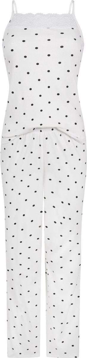 Hunkemöller Pyjama Set Dots Wit