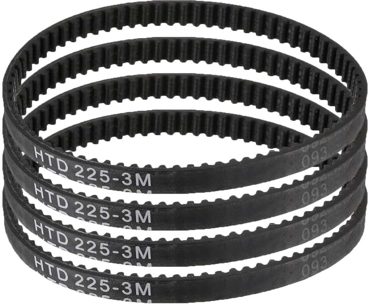4 Pieces Tooth Belts, Reliable and Durable, Official Timing Belt, Arc Tooth Design, Drive Belt, Power Transmission for - ShopVlot
