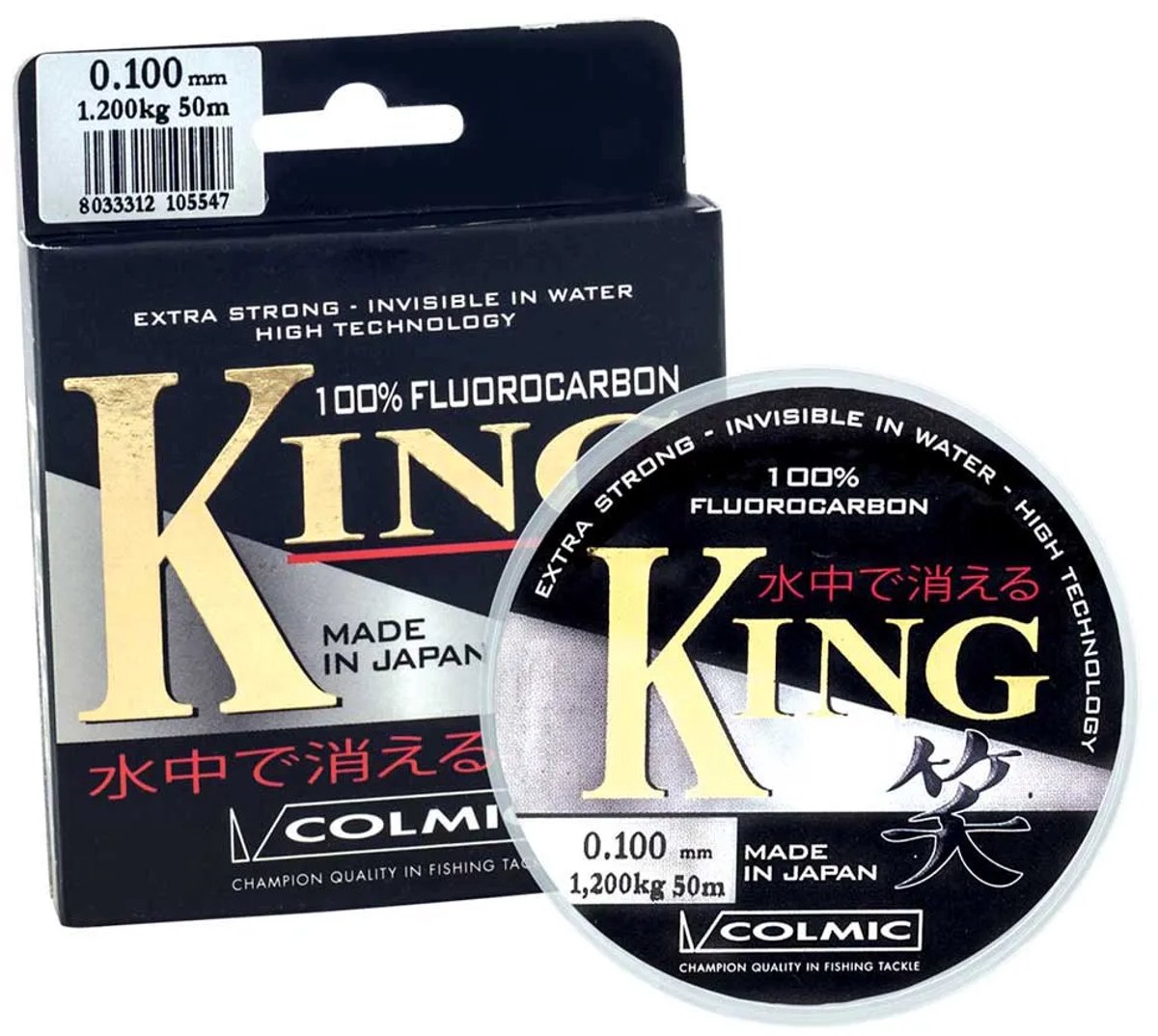 Colmic Nylon King 50m - Maat : 0.225mm