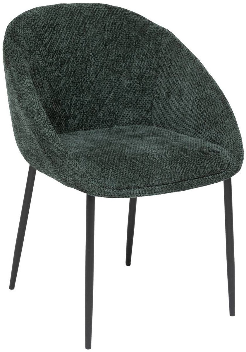 SELISO-stoel met omhullende zitting van chenille