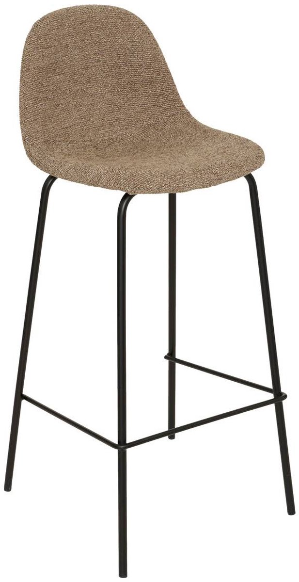 Set van 2 retro barkrukken met leerlook VLADI