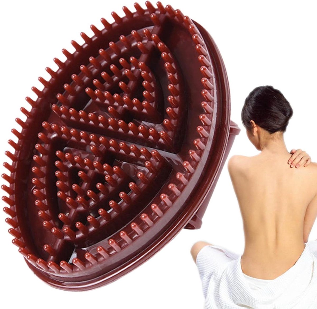 Meridian Massage Borstel - Ontspanningsborstel Verlichtingskam - Spierontspanning - Flexibele Borstelkop - 105x6 cm - Niet gespecificeerd