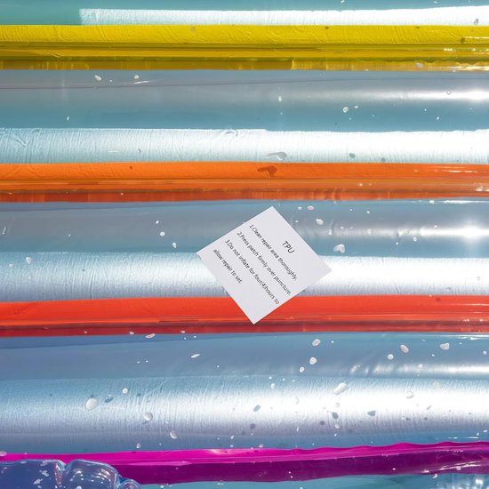 Reparatietape Zwembad - Luchtkussen Plakker - Lekkages Dichten - Zelfklevend Transparant - 20 Vellen - Transparant — afbeelding 3