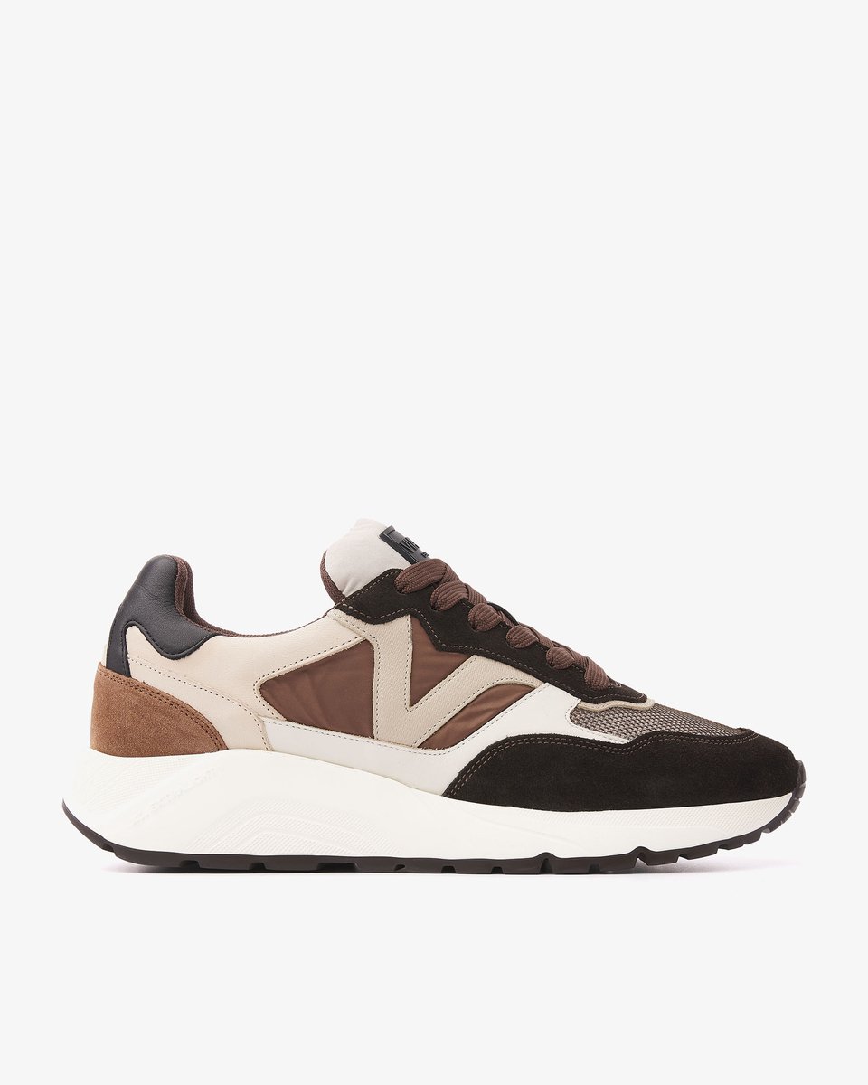 VIA VAI Owen Cody Sneakers Heren - Leer, Suède - Bruin - Maat 44