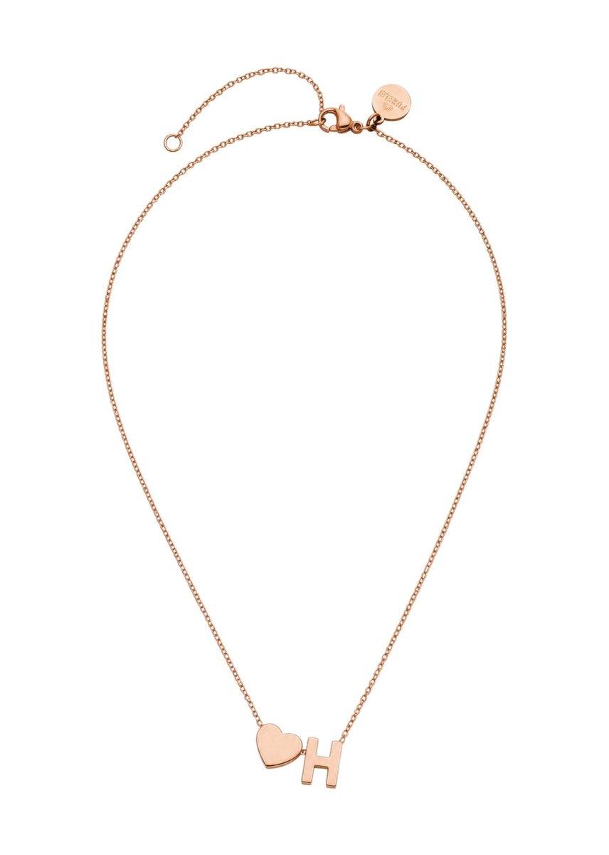 PURELEI Ketting Letter Heart H