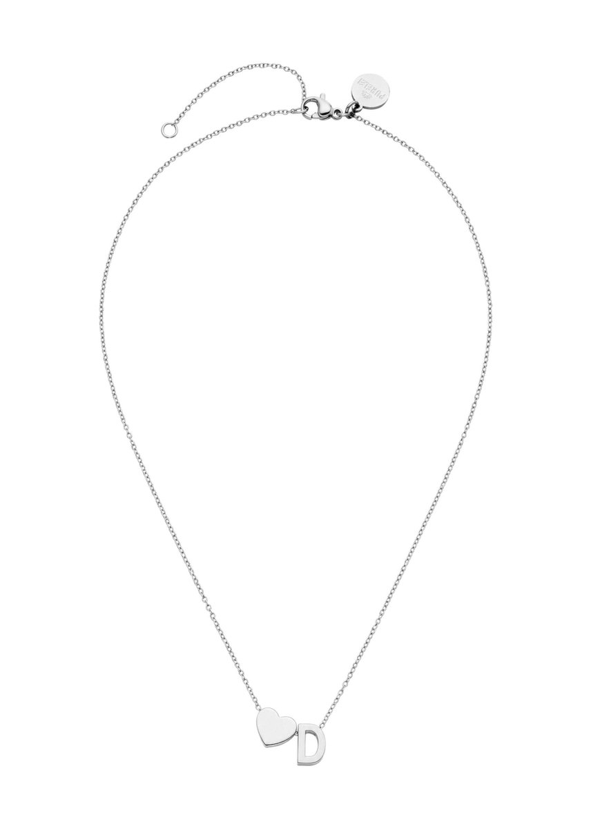 PURELEI Ketting Letter Heart D