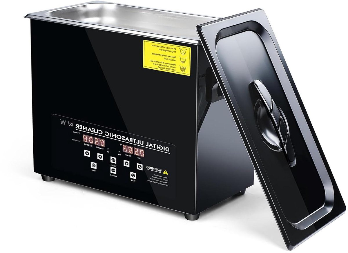 Ultrasone Reiniger - Ultrasoonbad Reinigingsapparaat - Snel Reinigen - Verstelbaar Digitaal Display - 6 Liter - Zilver