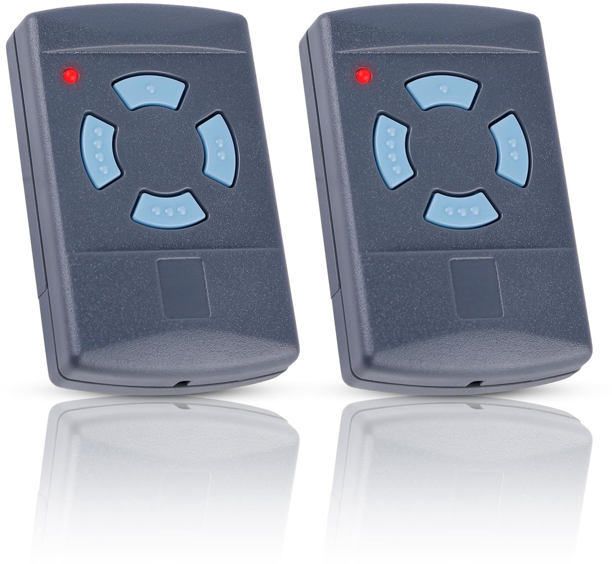 SnelShoppen - 2 stuks garagedeuropener, afstandsbediening voor garagedeur, handzender HSM4 HSM2, compatibel met blauwe knoppen 868,3MHz, ideale garage