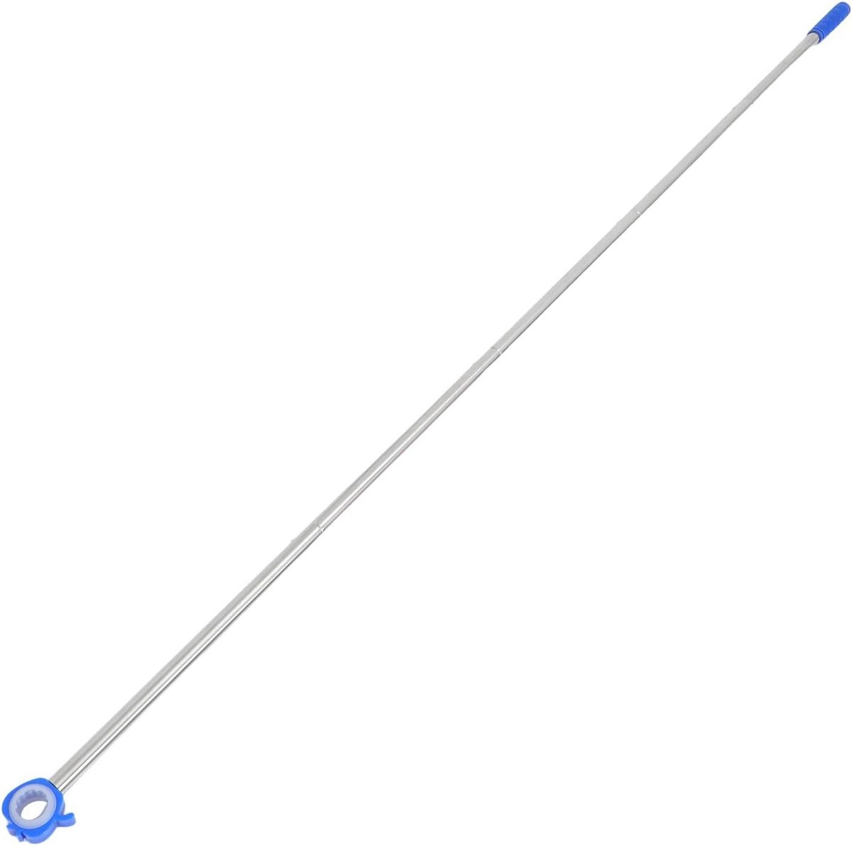 Raamopener Paal - Teleskopische Stang - Ramen Openen - Met Fruit Haak - 188 cm - Blauw