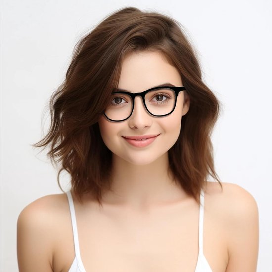 Brillen Zonder Sterkte - Nerd Zonnebril - Mode Accessoire - Drie Delige Set - Uniseks Volwassen - Zwart Bruin Rood — afbeelding 3
