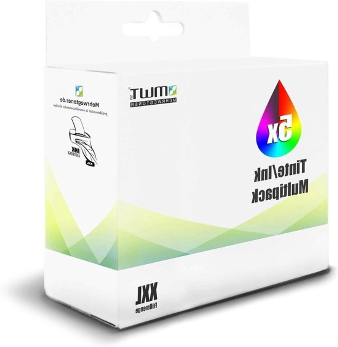 Inktcartridges - Printerinkt Vervangende cartridges - Printen thuis - CMYK Kleuren - 5 stuks - Multicolor
