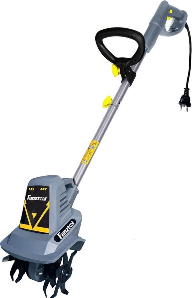 Elektrische Tuinfrees - Motorhak Bodemfrees - Tuinonderhoud Vereenvoudigen - Lichtgewicht Ontwerp - 19 cm Werkbreedte - Zwart