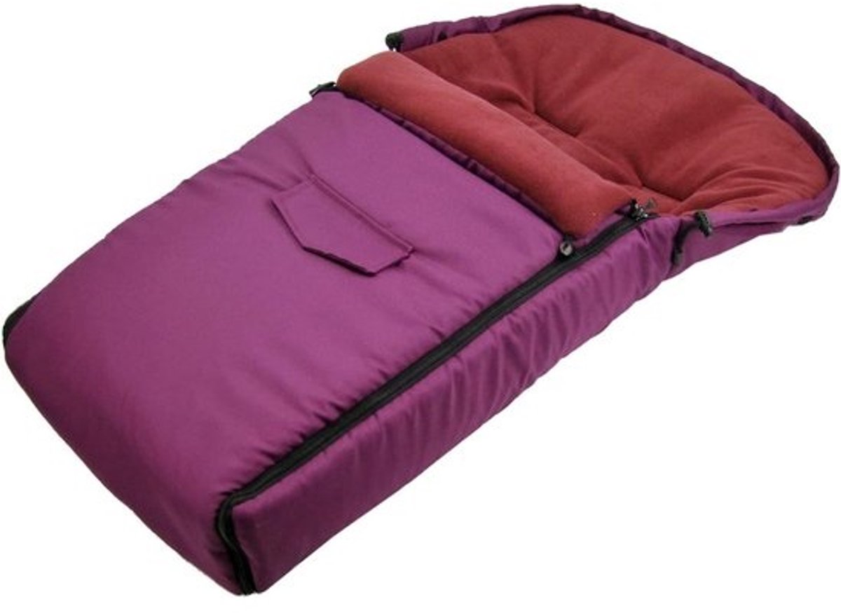 Wintervoetenzak - Universele deken - Warmte buiten - Waterafstotend fleece - 90 cm - Rood