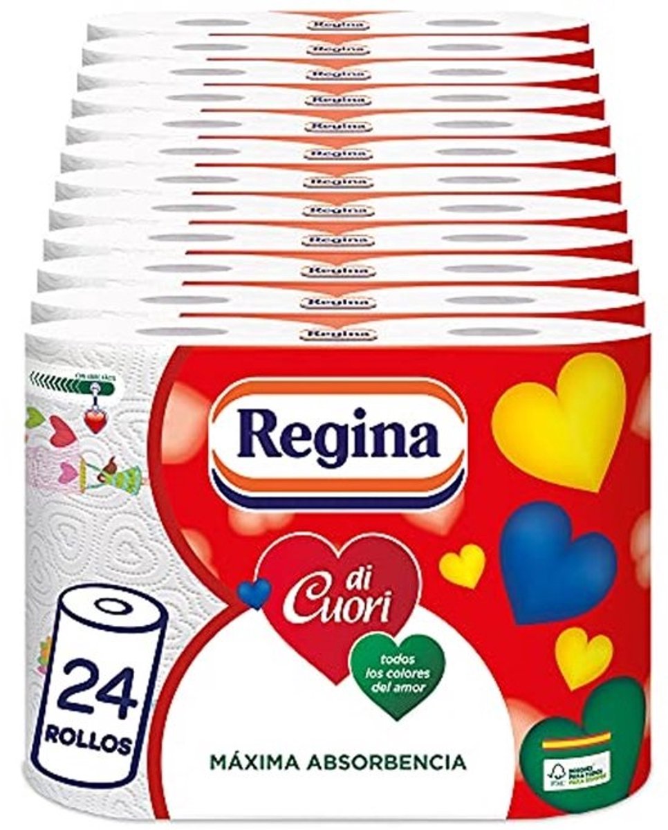 Keukenpapier Maximaal Absorptievermogen - 24 Rollen, 3-Laags, 85 Vellen per Rol - Grote Rol 65g