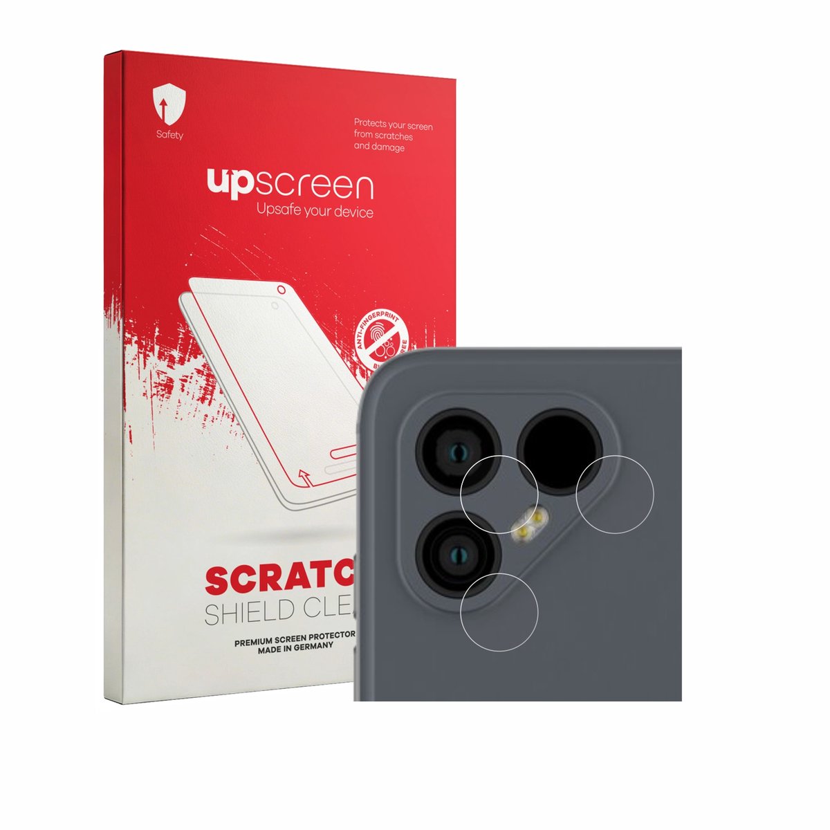 upscreen - Screenprotector voor Fairphone 4 (ALLEEN Camera Lens) - Folie Beschermfolie transparant