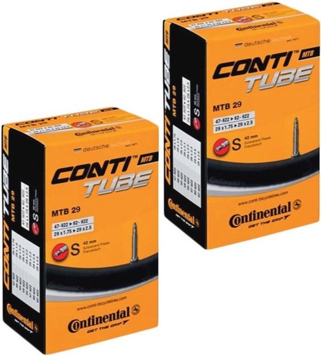 Mountainbike Presta-ventiel Binnenbanden Set van 2 voor 29 inch