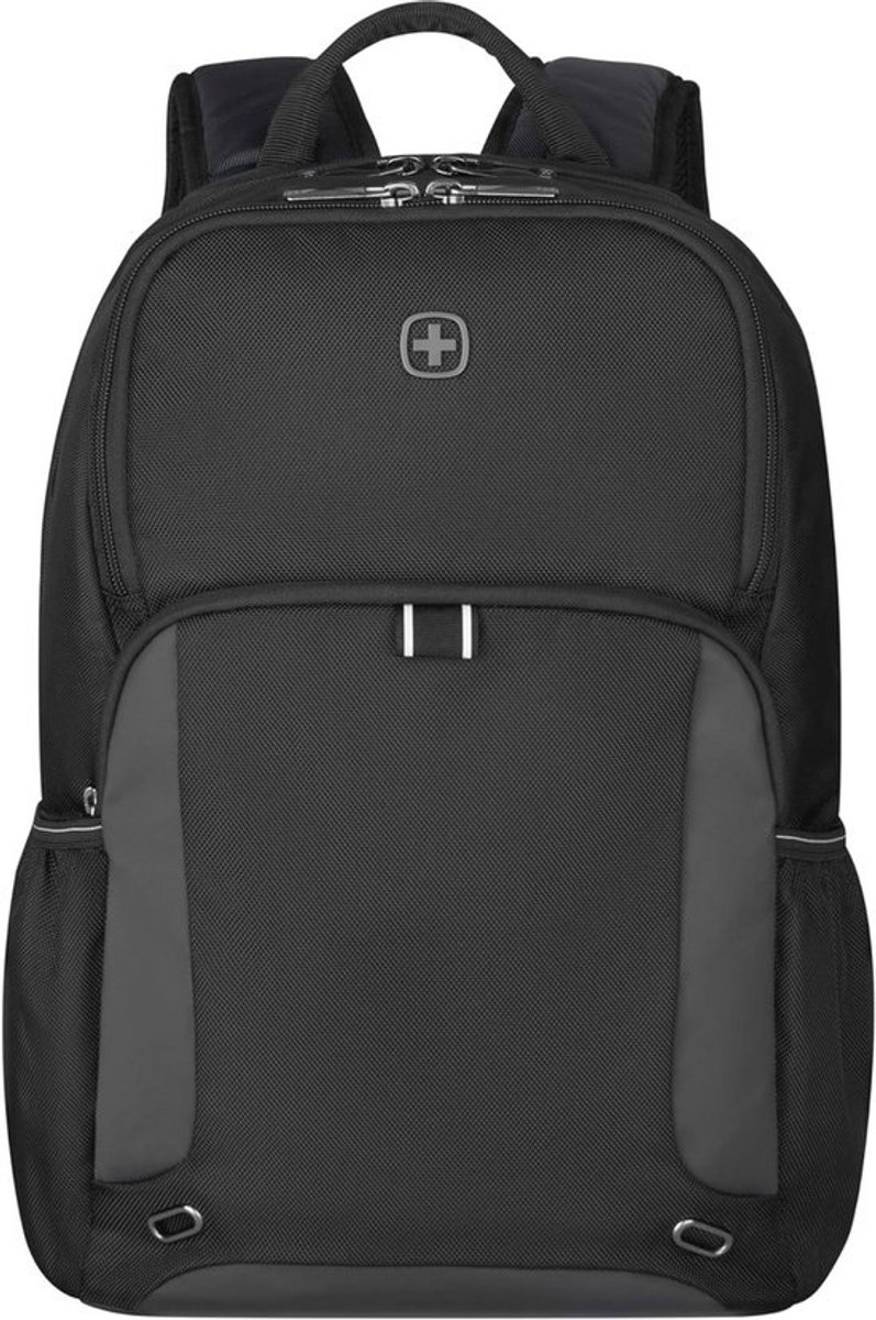 Zwarte Laptoprugzak voor 15,6 Inch Laptops met Tablettas