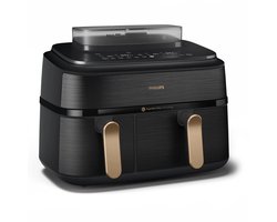 Philips 5000 series NA552/00 - Dubbele heteluchtfriteuse - 9L - 2750W - Zwart