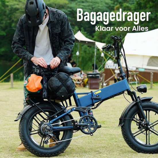 T5 opvouwbare e-bike 20" x 4" fat-banden, 48V 13Ah 80 Nm-motor — afbeelding 4