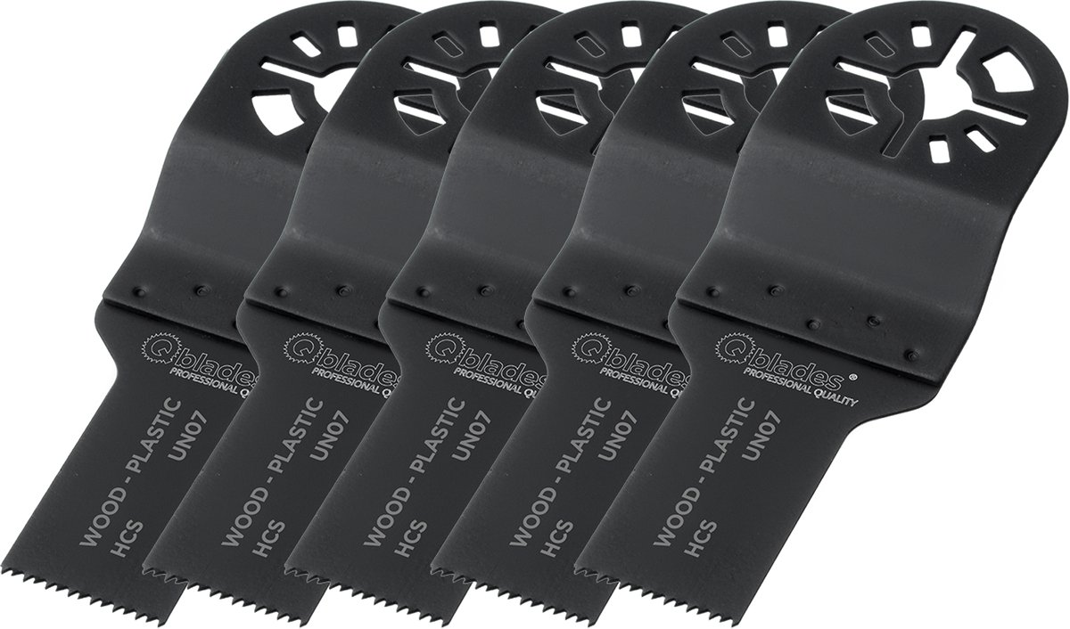 Qblades MultiZaagblad Standaard 18tpi 20x40mm HCS UN07-5ST