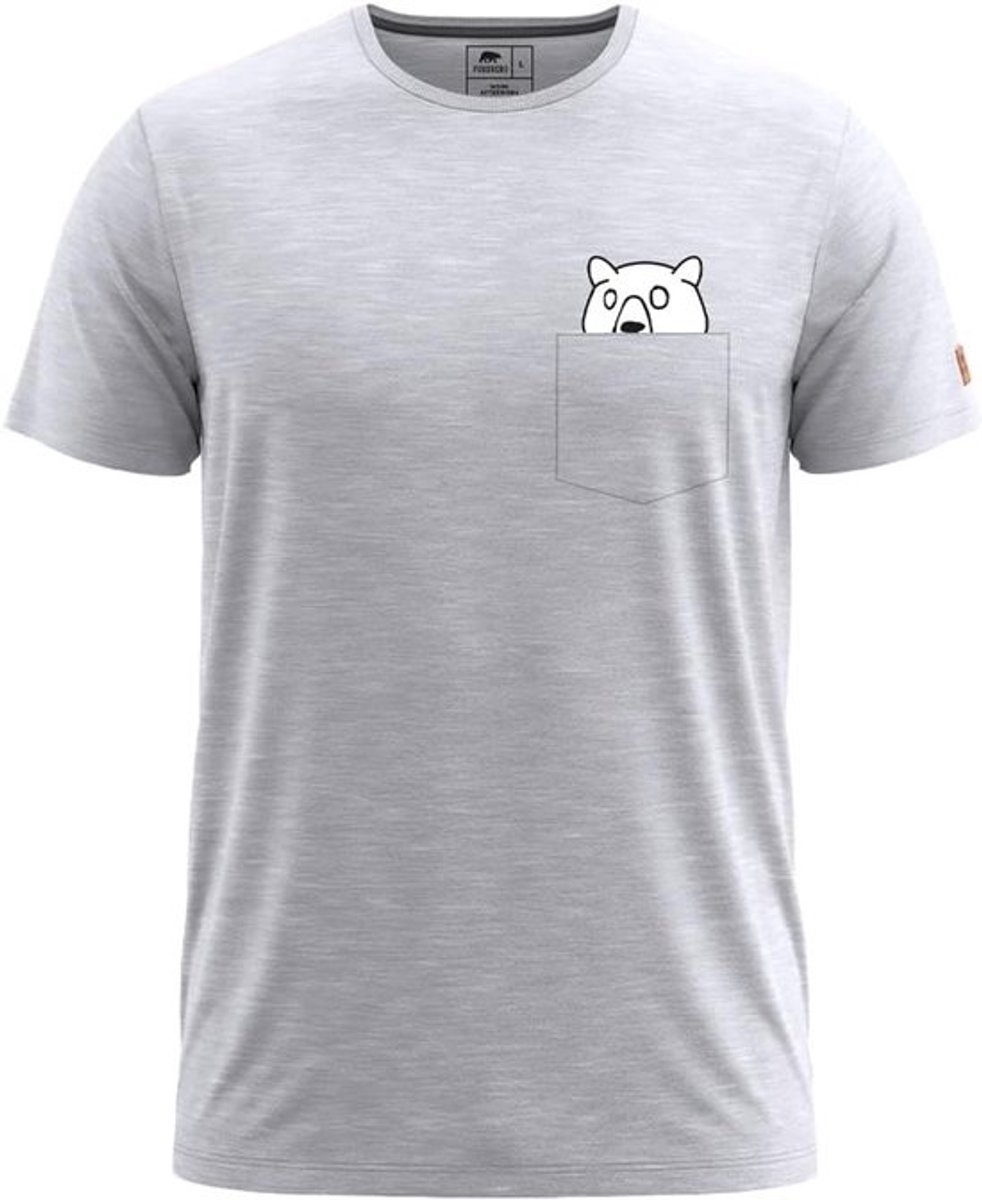 Rock 'n Roll T-shirt met borstzak en beer - Comfortabel en robuust Funshirt