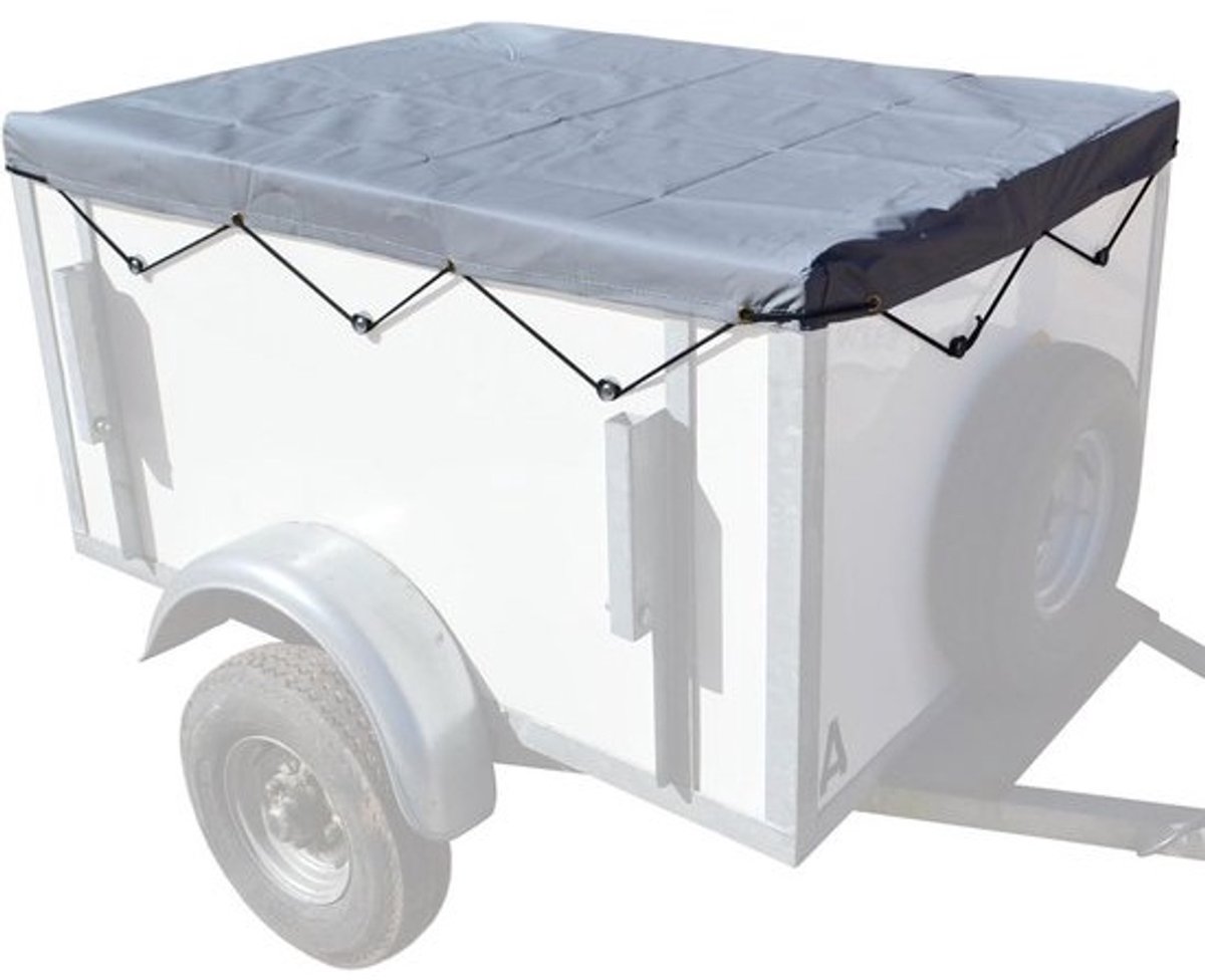 Aanhangwagen zeil 122x91 cm - waterdicht PVC afdekkingszeil met elastisch koord