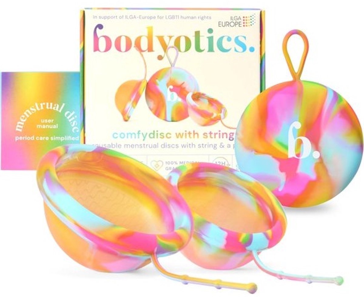 Bodyotics Menstruatie Discs - Herbruikbare Menstruatiebescherming voor 12 Uur Comfort