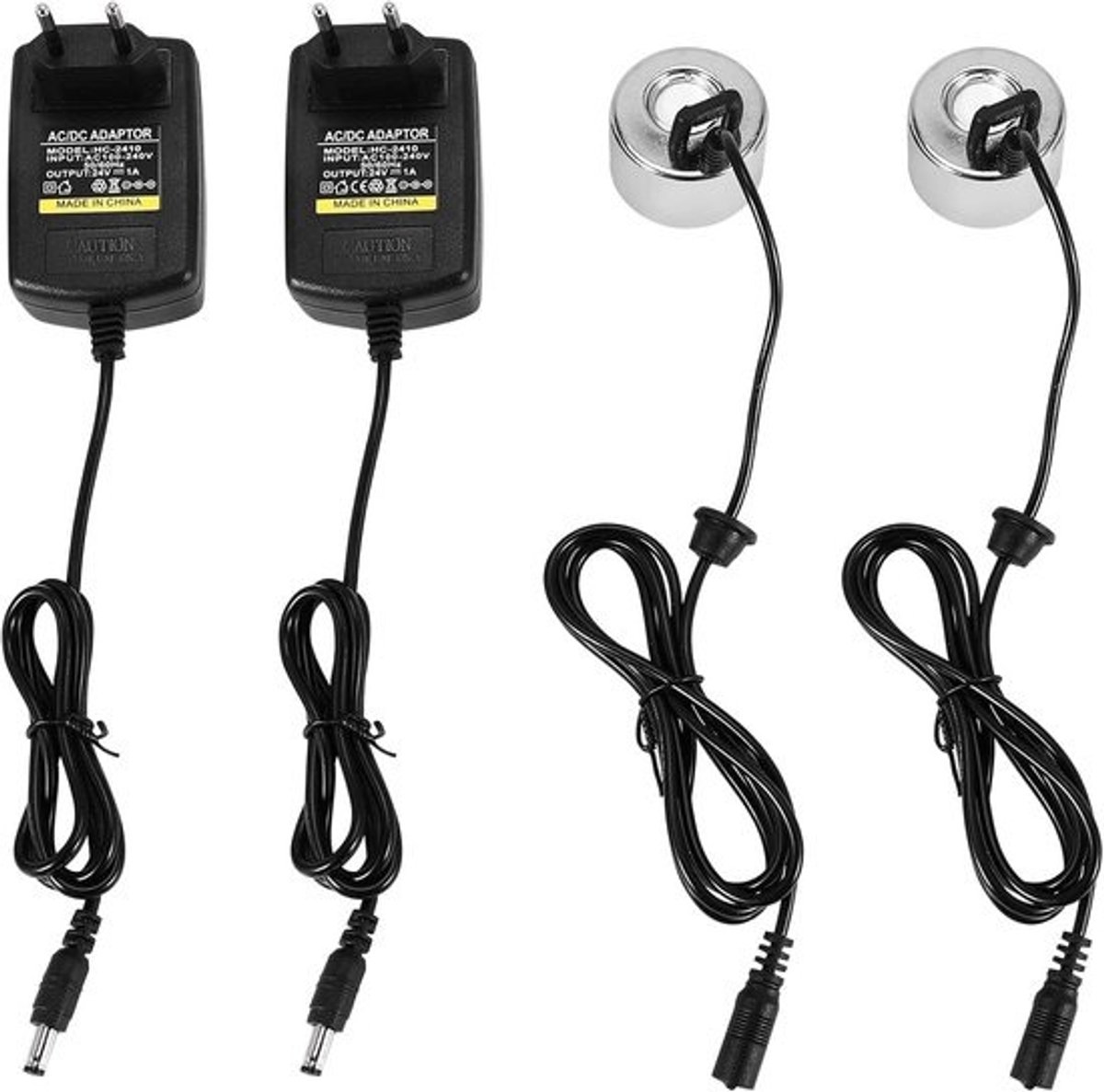 Industriële luchtbevochtiger 24V 160ml - 2 stuks met EU-stekker voor huishouden en broedmachine