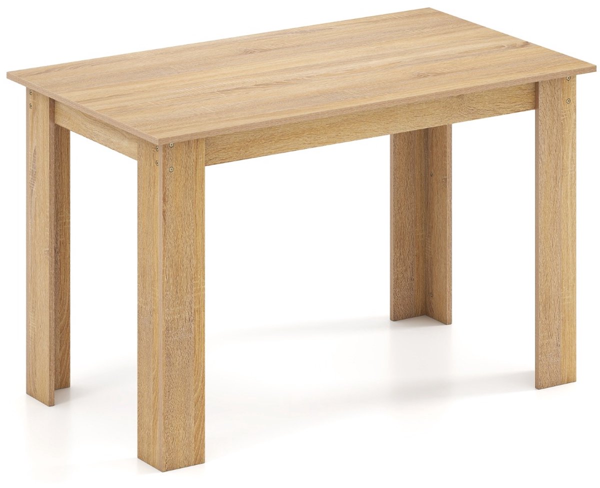 SureDeal® - Eettafel - Personen Hout Rechthoekige - 120x70x75 cm - Naturel