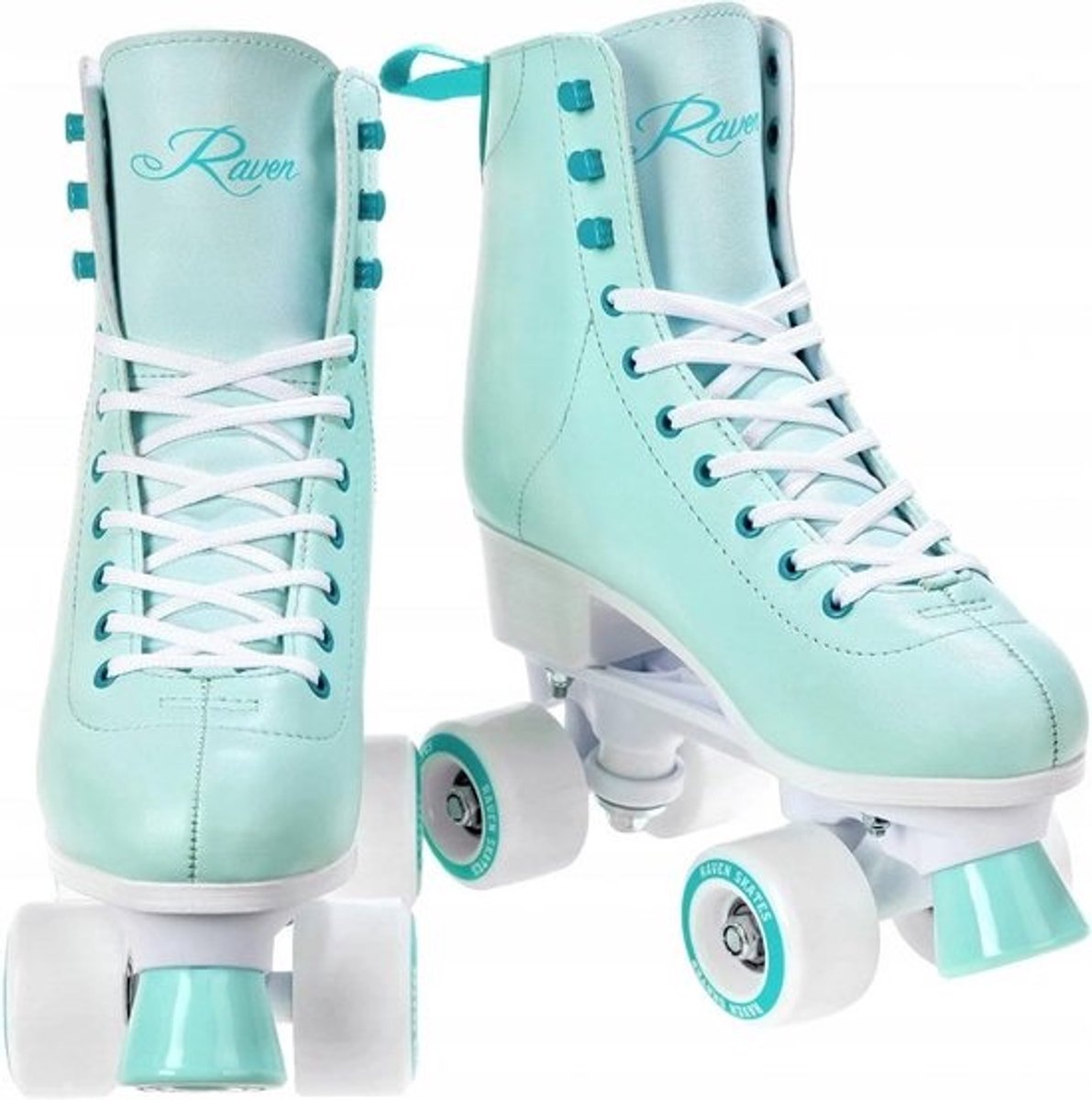 Comfortabele Instapmodel Rolschaatsen in Mint Groen