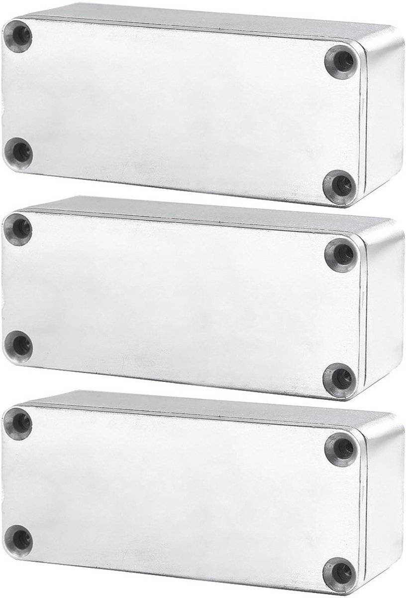 Mintice 3 Stuks 1590A Stijl 92x38x31mm Behuizing Van Aluminium Metalen Stompbox Gitaar Effect Pedaal Elektronica - ShopVlot