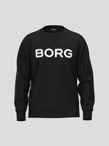 Björn Borg Essential 3 Sweater Heren Trui Met Lange Mouwen Mannen - Katoen - Zwart - Maat L