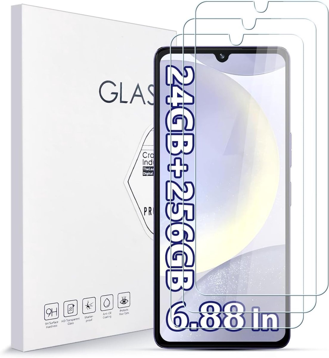 Hoogwaardige 9H Hardheid Tempered Glass Screen Protector voor Cubot P90 met Hoge Resolutie en Eenvoudige Installatie zonder Bellen