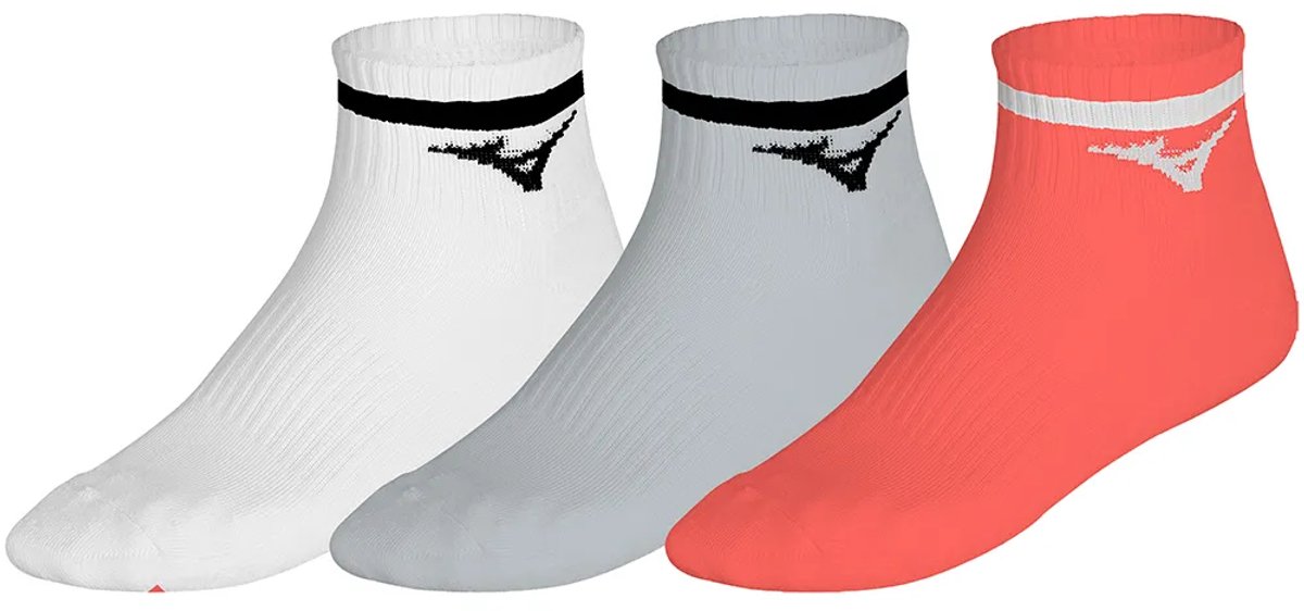 Mizuno Training Mid With Line Sokken 3 Paren Veelkleurig EU 38-40