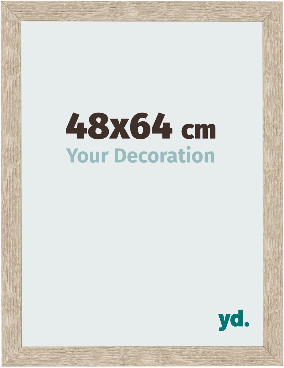 Your Decoration - Fotolijst 48x64 cm - MDF - Sonoma Eiken - Bologna
