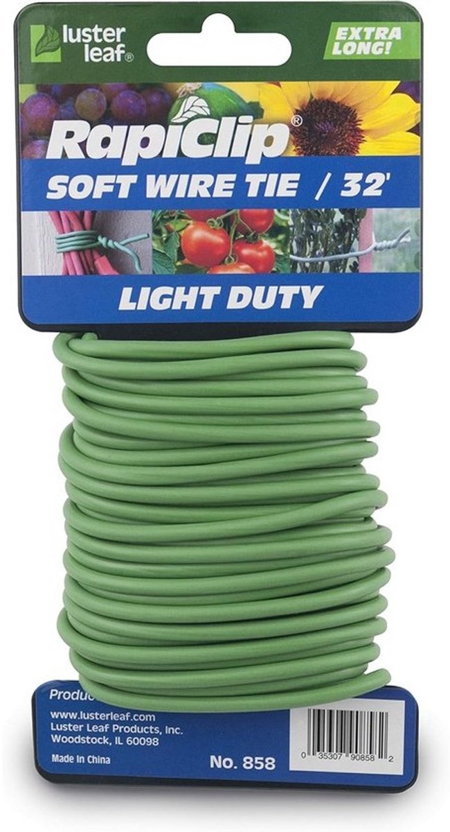 Zachte Draad Tie Light Duty - 32 Voet, Groen