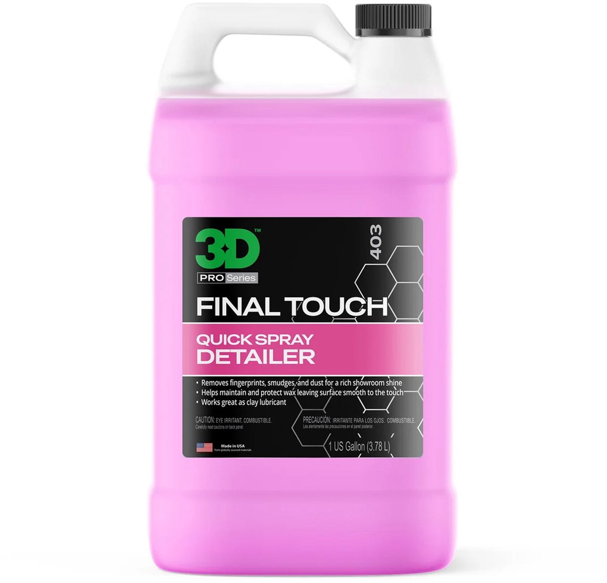 3D Final Touch Quick Spray Detailer 3,78 liter