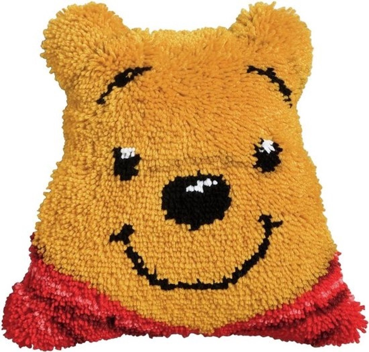 Vormkussen Knutselpakket - Knooppakket Kussen - Zelf Kussen Maken - Met Hand Beschilderd - 39 x 39 cm - Wit