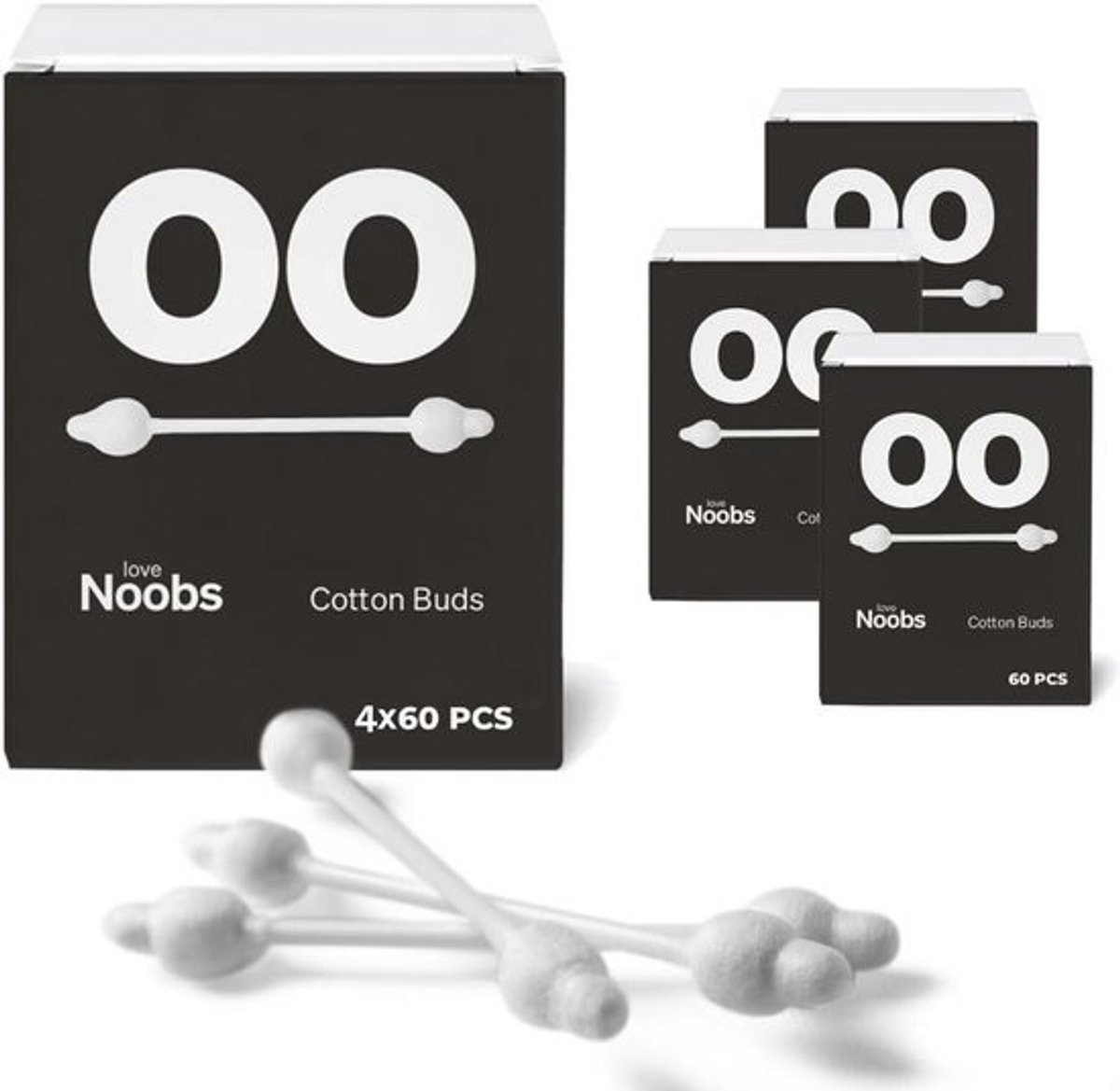 Baby Oorstaafjes 240st - 100% Bio Katoen voor Baby's & Kids, Ultra Zacht voor Oren, Neus en Oksels