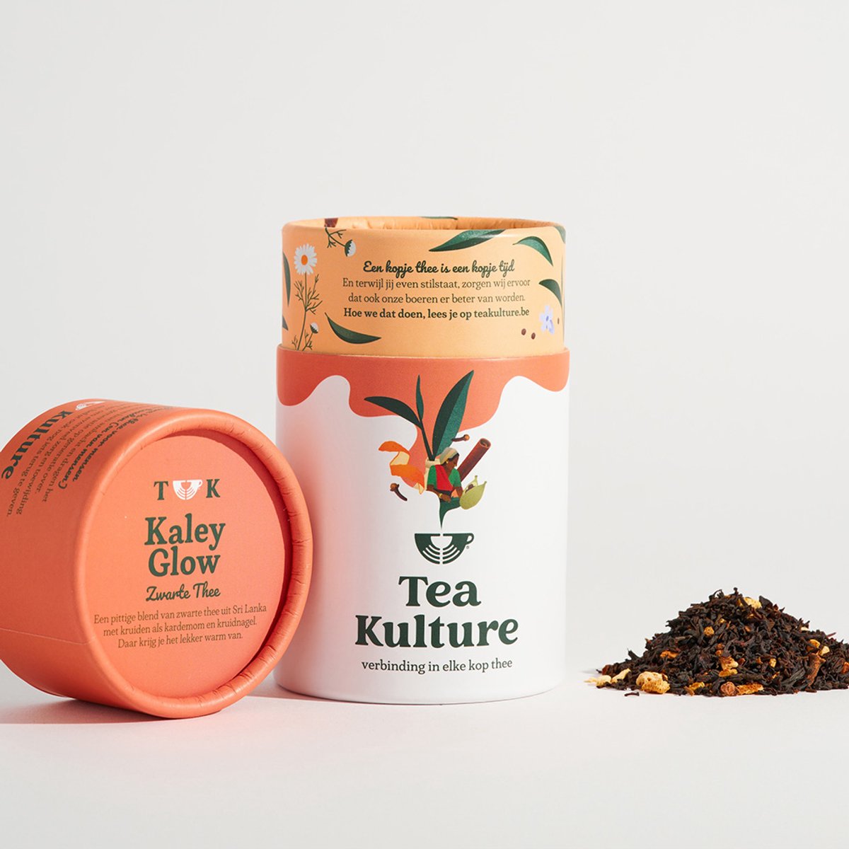 Tea Kulture Kaley Glow - 75 gram Losse Thee - Zwarte Thee met Kaneel en Citrus - Sri Lanka