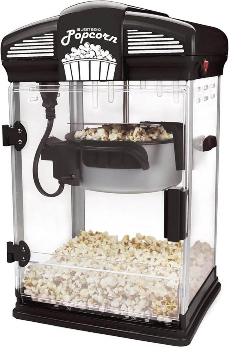 4 Qt Popcorn Popper voor Thuisbioscoop - Roestvrij Staal