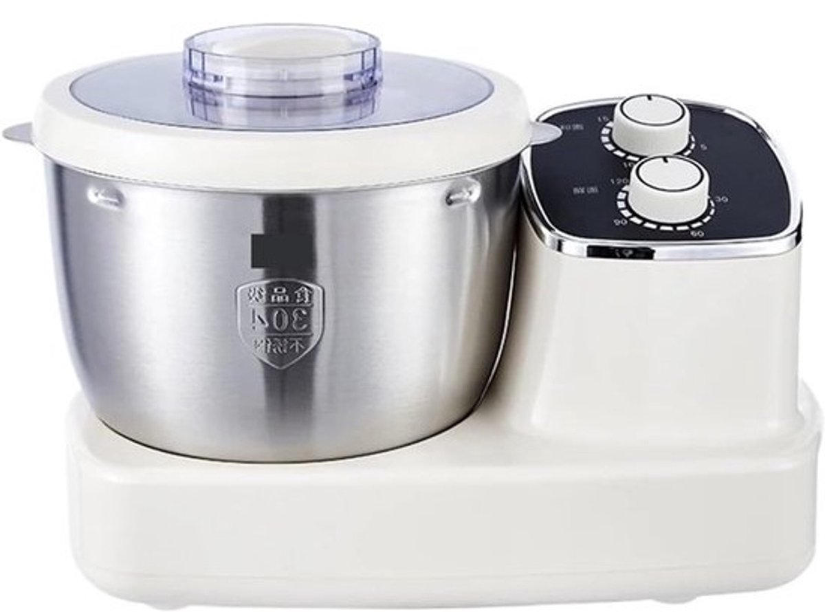 Spiraalmixer - Deegkneder Mixer - Snel Deeg Maken - 1500W Krachtige Motor - 35L Kom - Zilver