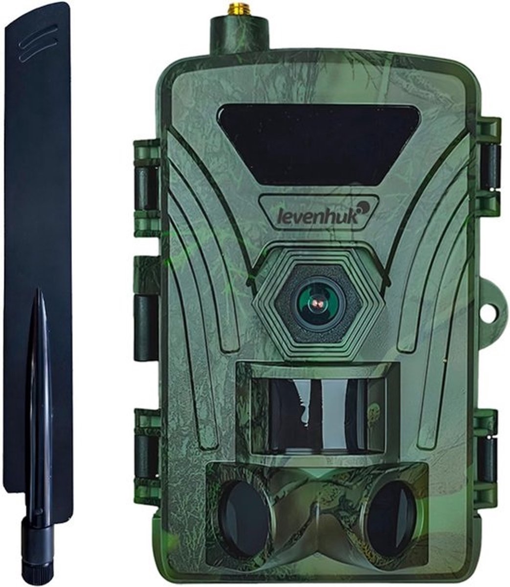 Wildcamera - Bewakingscamera Beveiligingscamera - Dieren Observatie - 4K Video Opname - 14.5 x 9.5 x 8 cm - Camouflage
