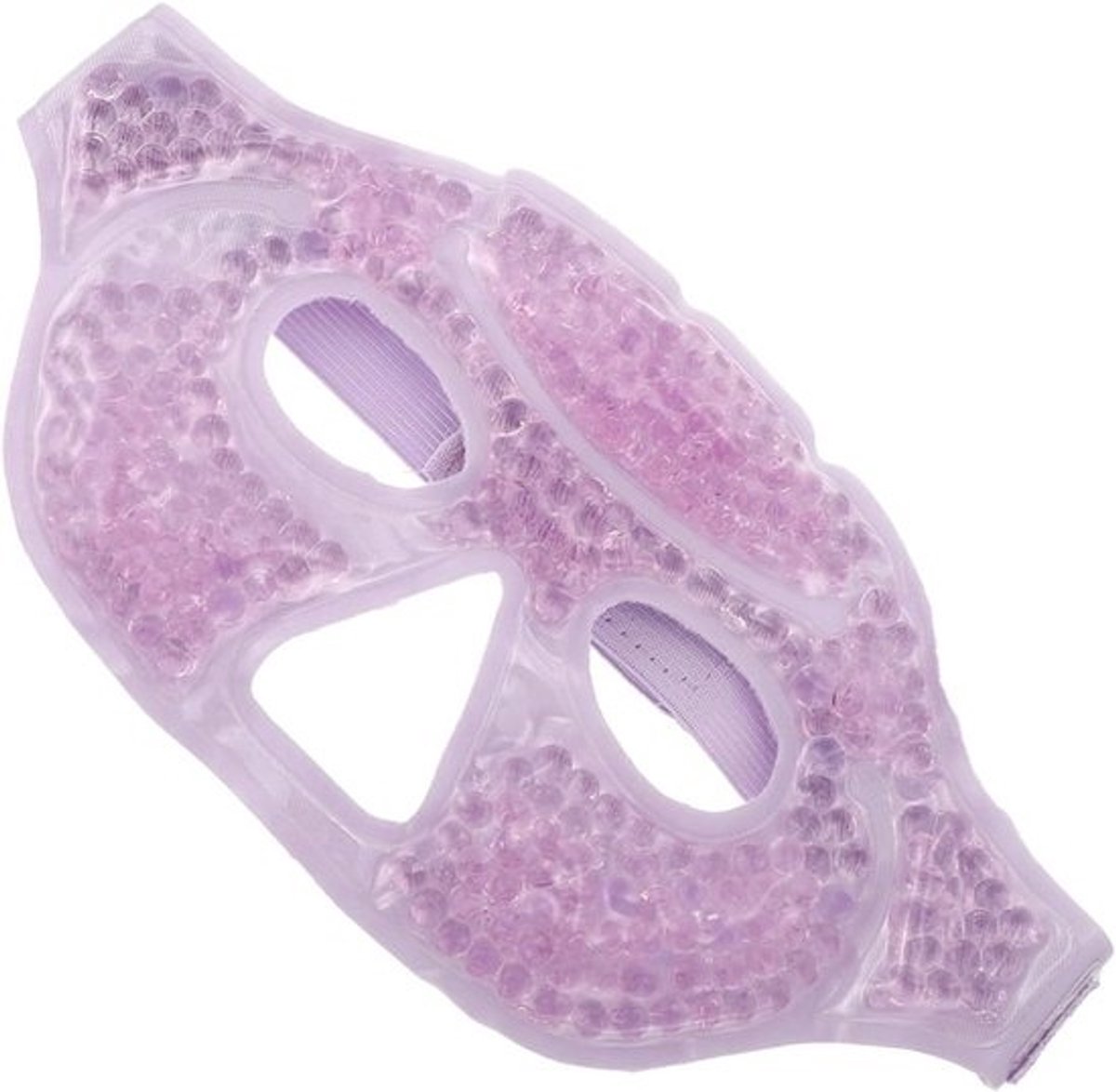 Oogmasker Gel - Koud Warmte Compress - Vermoeide Ogen Verlichting - Herbruikbaar Zacht Materiaal - 25 x 13 cm - Paars