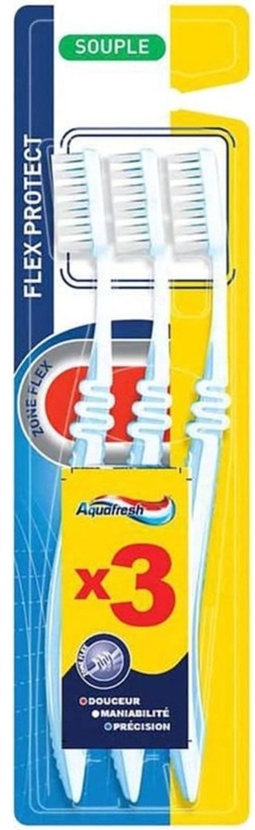 Zachte Tandenborstels - Mondverzorging Set - Dagelijkse Mondhygiëne - Flexibele Zone Drukcontrole - 3 Stuks