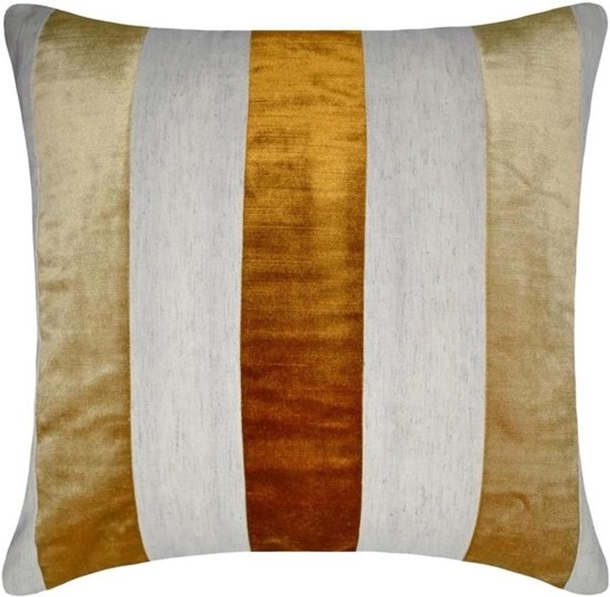 Kussenslopen Goud - Kussenhoes Sierkussen - Woonkamer Decoratie - Handgemaakt Fluweel Linnen - 60 x 60 cm - Goud