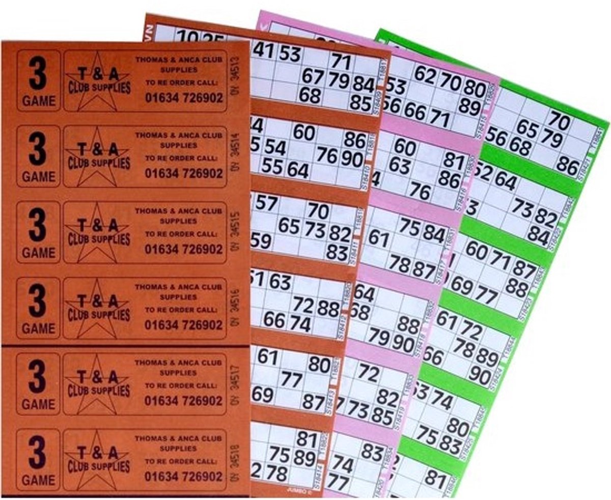 Bingo Tickets 1500 3 Pagina 6 Om Bingo-boeken te bekijken