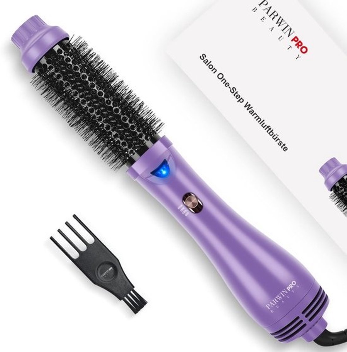 4-in-1 Warme Luchtborstel: Föhnborstel, Krulborstel en Volume Styling Tool, 1000W