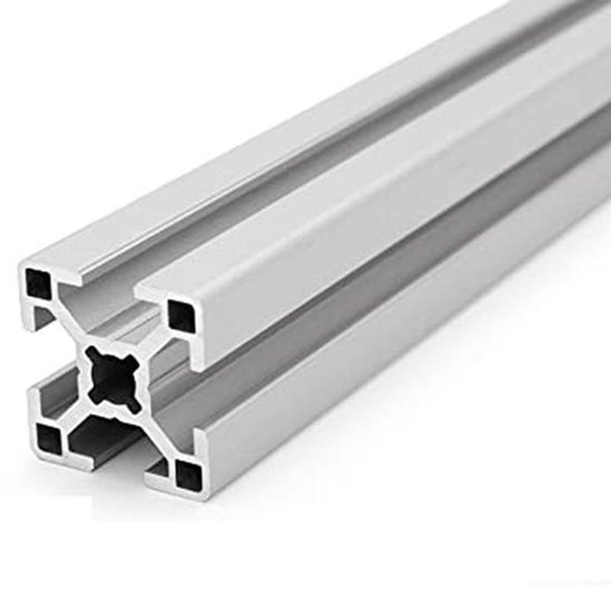 Aluminium Profiel - Aluminium Bouwprofiel - Constructie Bouwen - Lichtgewicht B-Type - 30x30 mm - Zilver