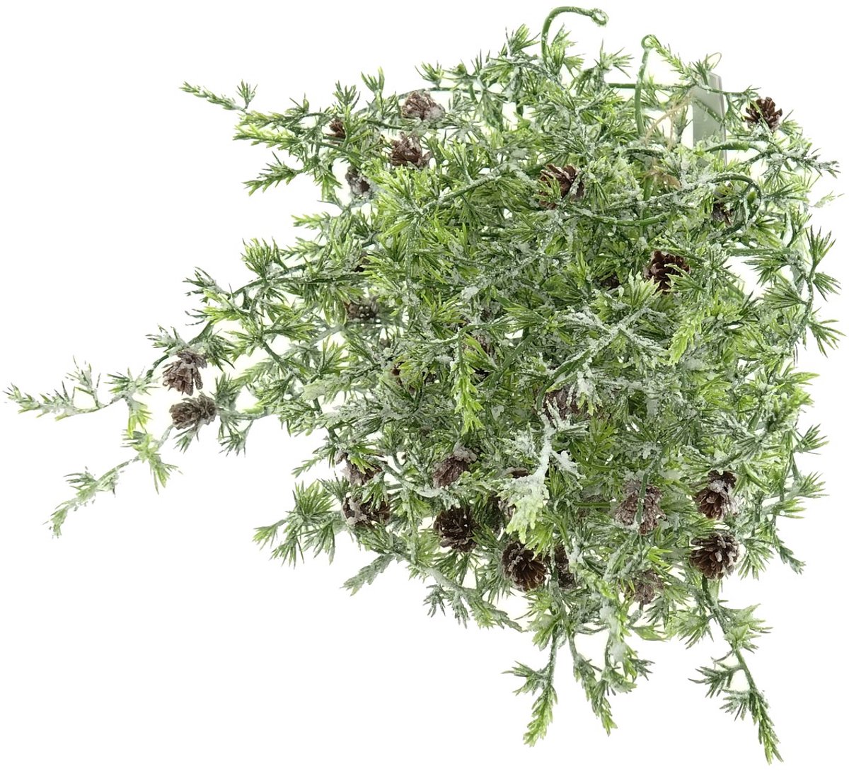 Gasper Kerst-cederslinger Groen besneeuwd 190 cm - Kunstplanten
